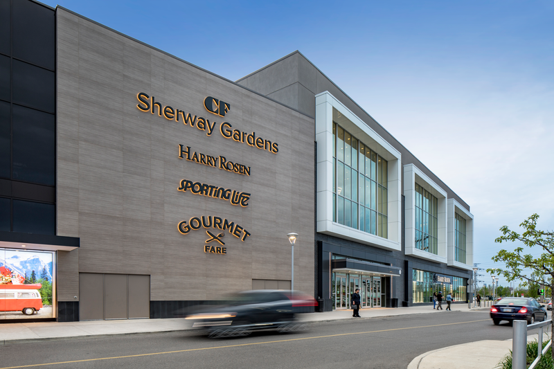 CF Sherway Gardens Mall just before lockdown, Toronto, canada 