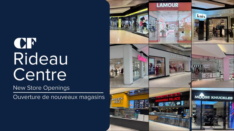 [CF Retail] CF Rideau Centre Openings 3Q25