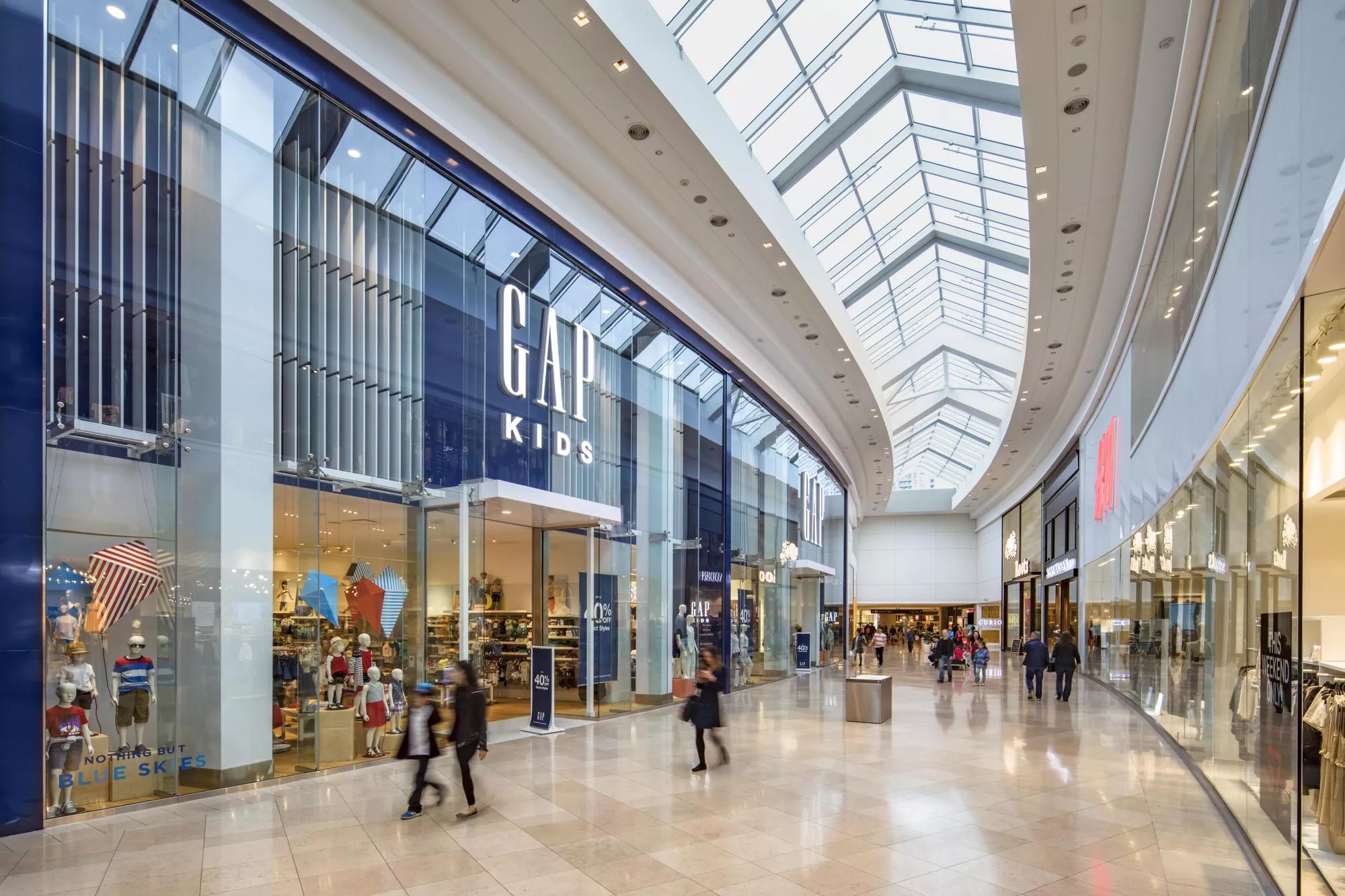 CF Sherway Gardens Mall just before lockdown, Toronto, canada