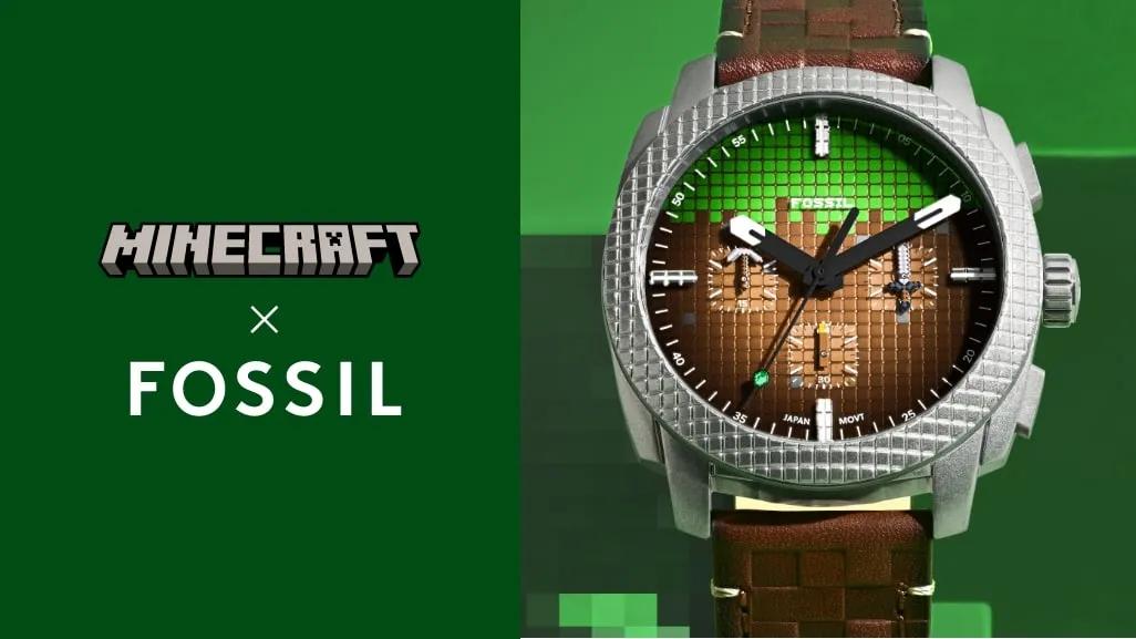 Minecraft x Fossil Hero Image