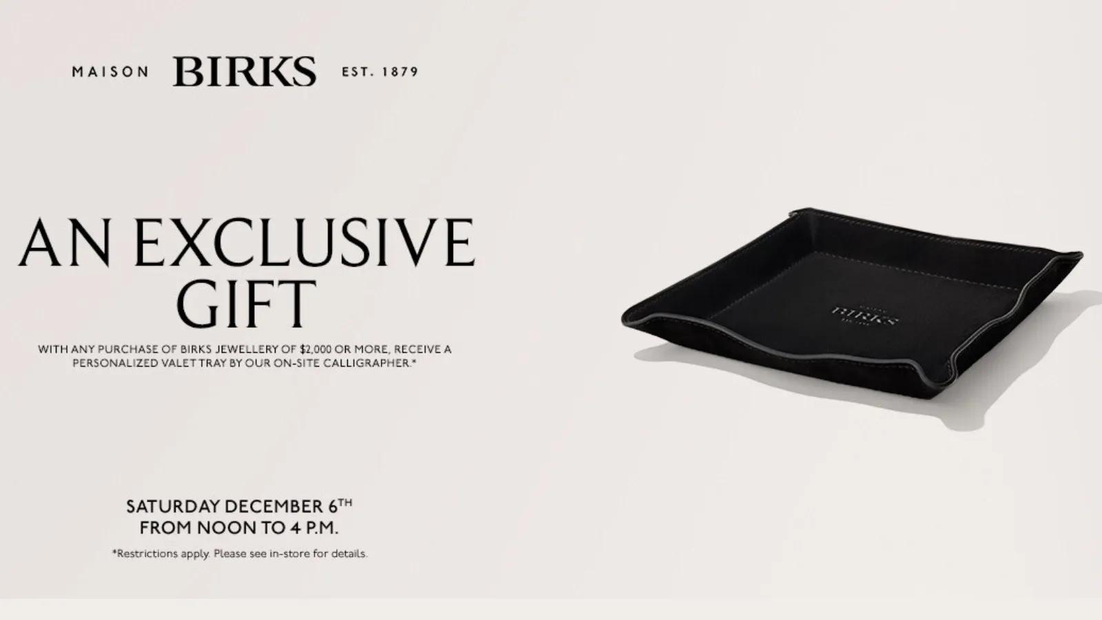 [CF Carrefour Laval] Join us for an in-boutique experience at Maison Birks