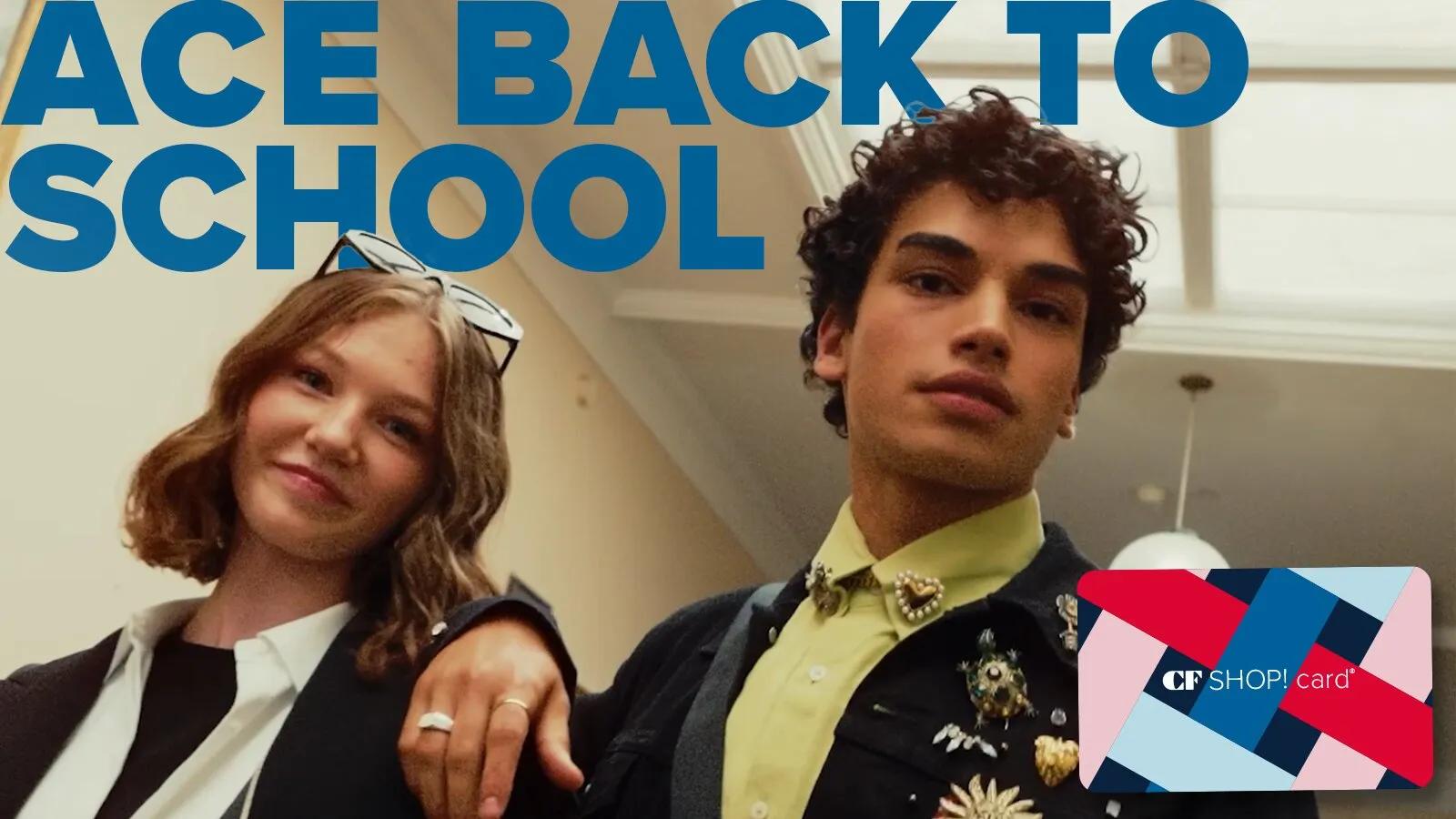 Ace Back to School with a CF SHOP! card® 