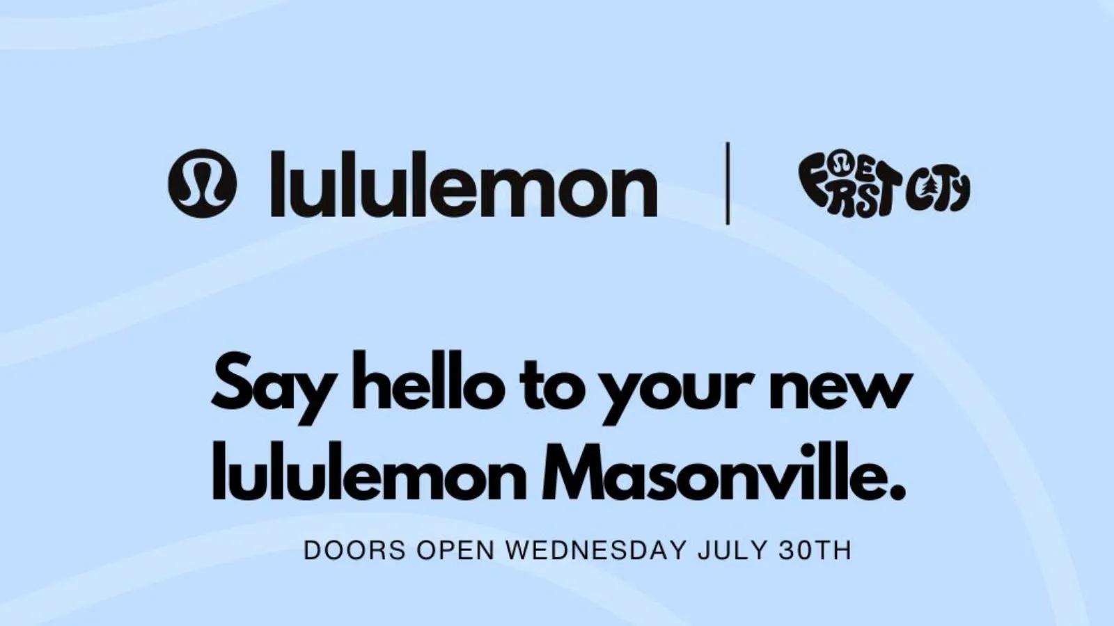 [CF Masonville Place] Lululemon New Store