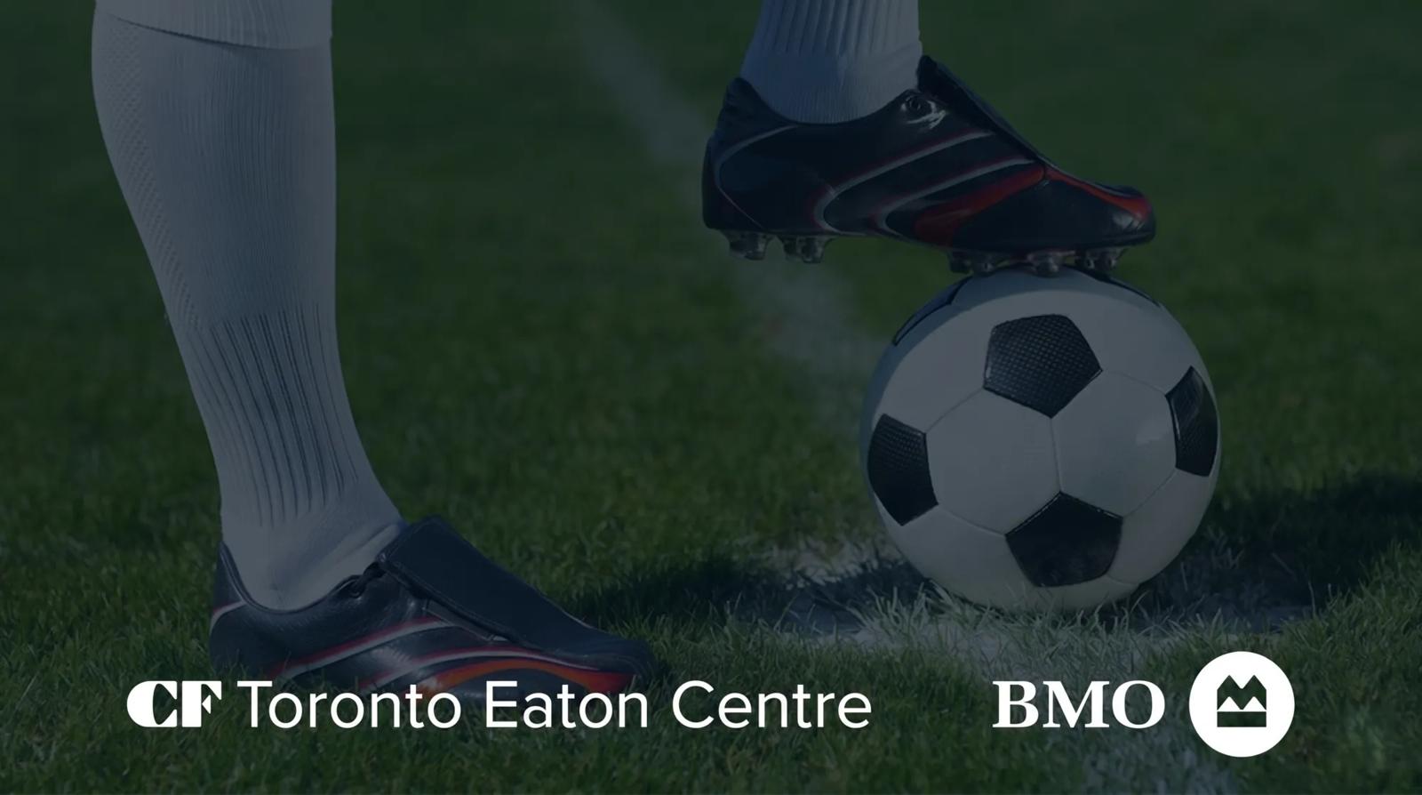 [CF Toronto Eaton Centre] Compete in the Fast Feet Challenge.