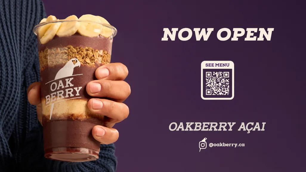 CF Chinook Centre | OAKBERRY Opens at CF Chinook Centre