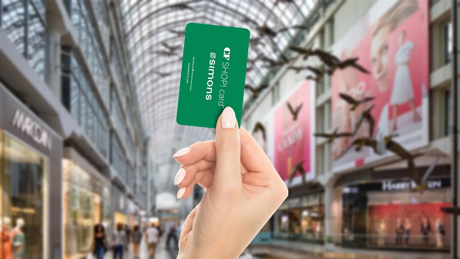 [CF Toronto Eaton Centre] CF SHOP card x Simons Promo