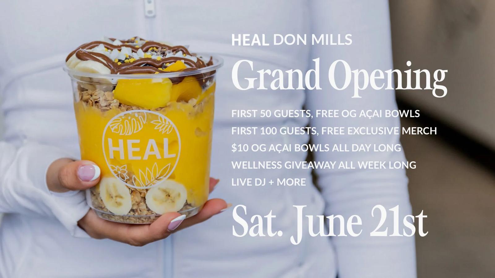 [CF Shops at Don Mills] - Heal Opening