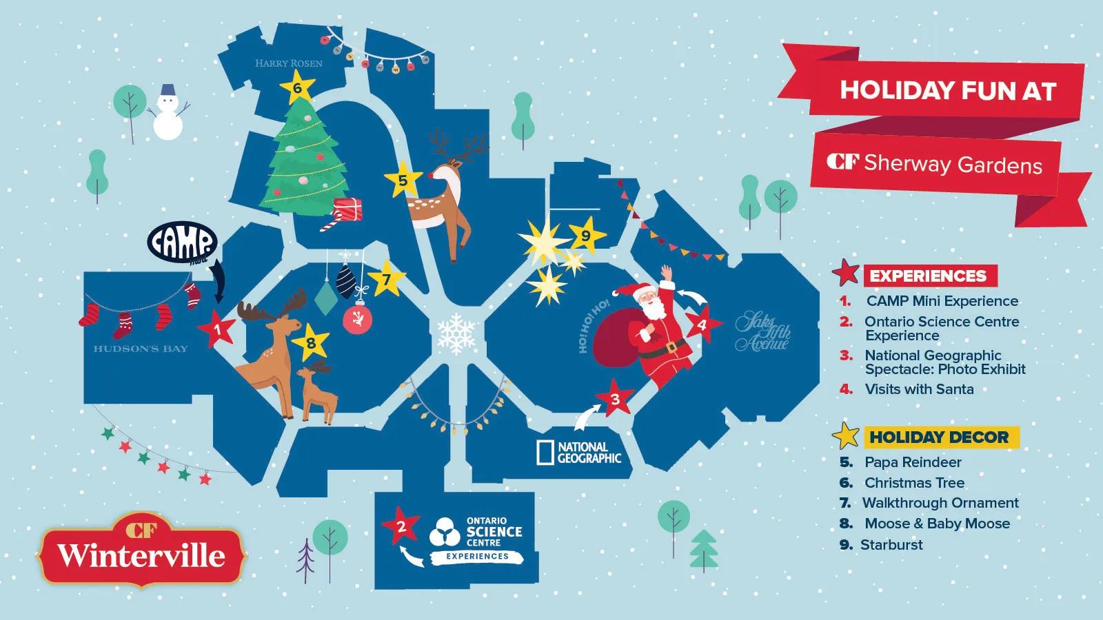 [CF Sherway Gardens] Holiday Map