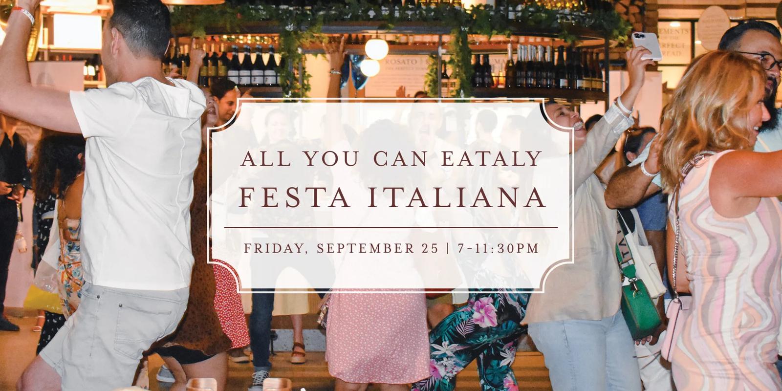 [CF Sherway Gardens] All-You-Can-Eataly is Back at CF Sherway Gardens!