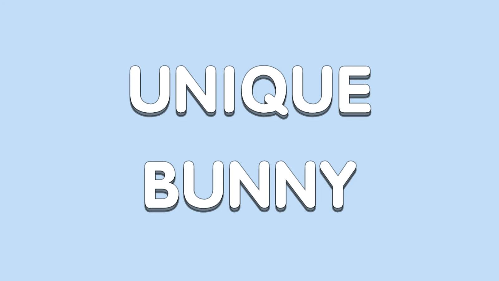 Unique Bunny