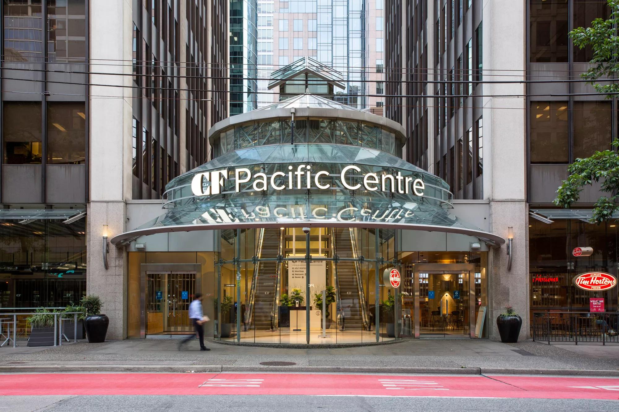 Cadillac Fairview About Us    Retail Pacific Centre Exterior Mall