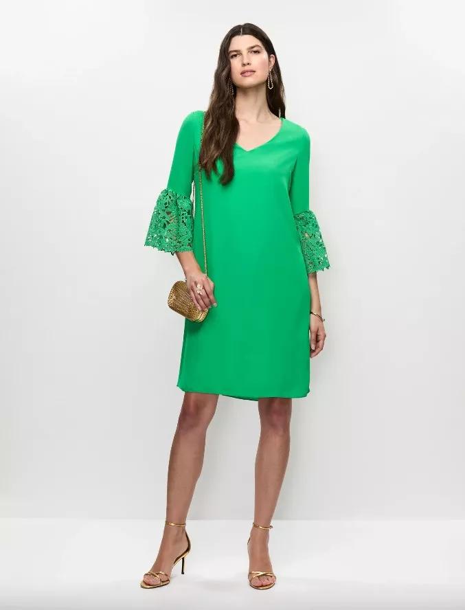 Joseph Ribkoss - Lace Bell Sleeve Dress