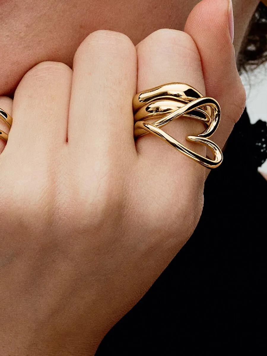 Organically Shaped Heart Ring