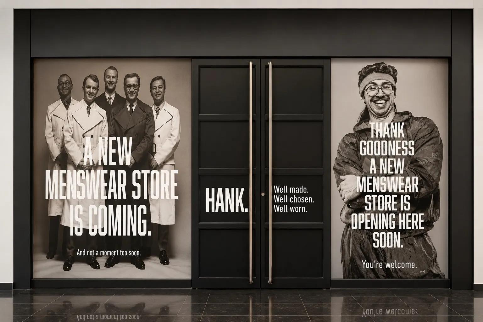[CF Masonville Place] Hank. Arrives: A New Era Of Premium  Menswear Begins