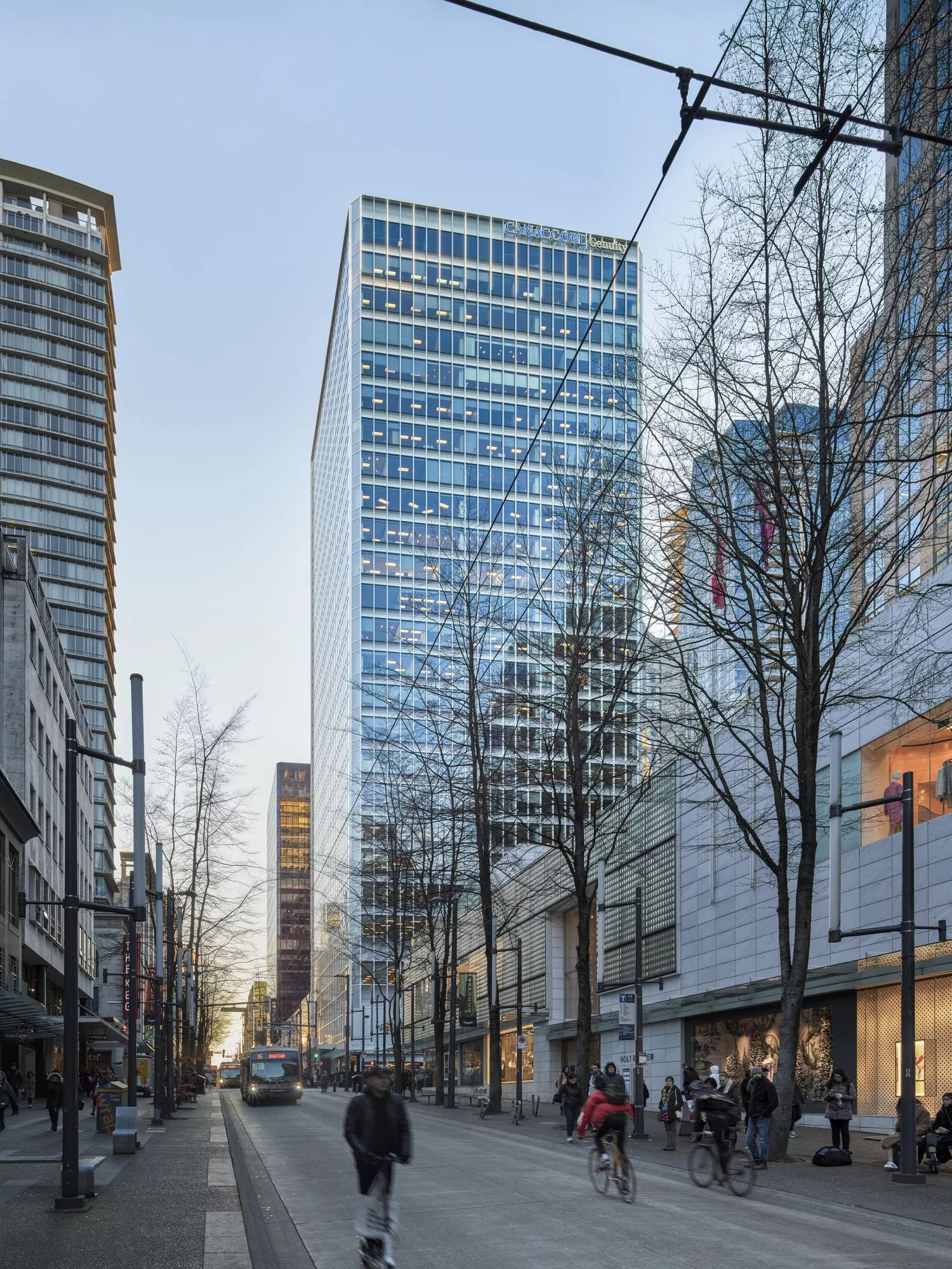 [Office] [Pacific Centre] - 609 Granville Building Exterior (2)