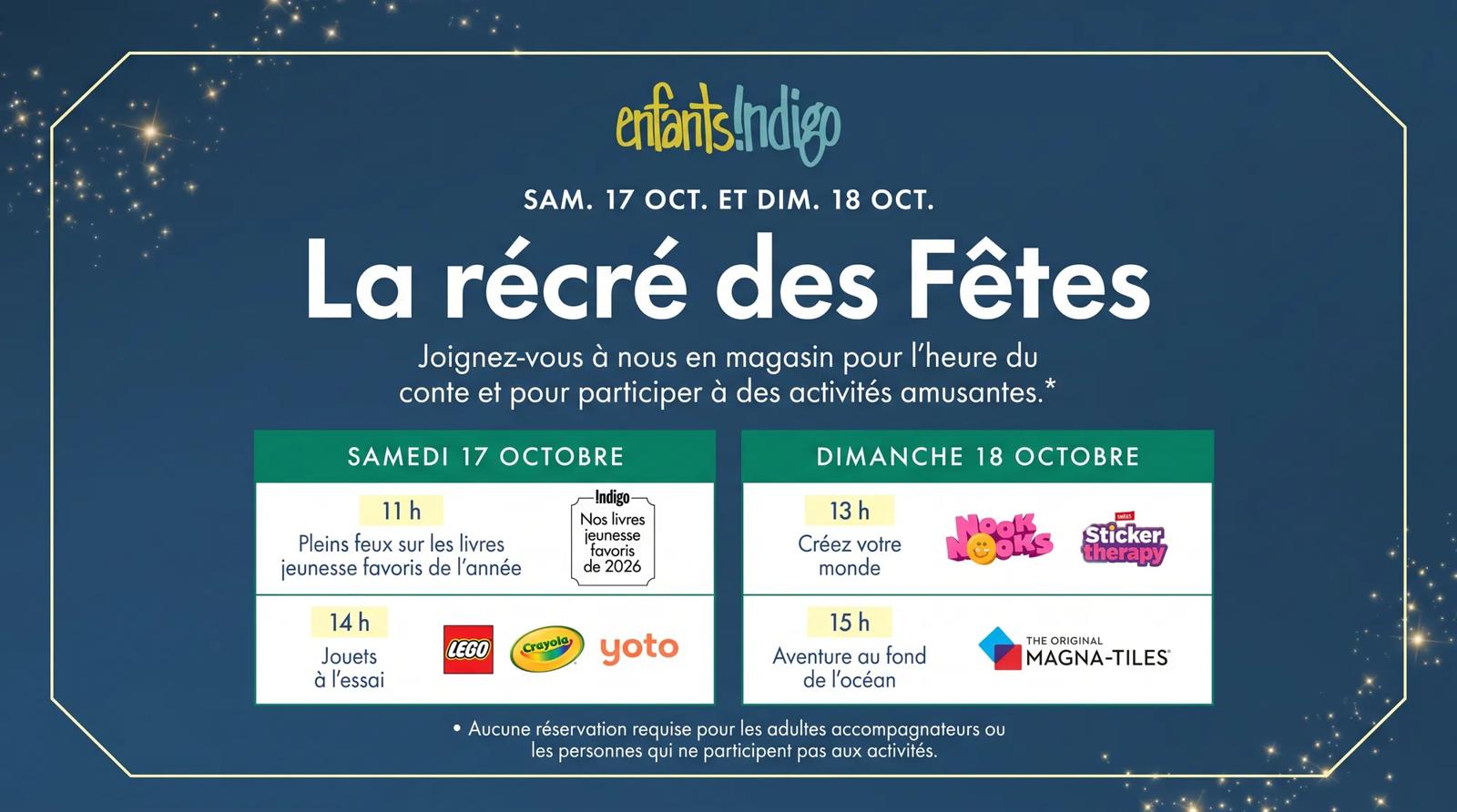 Holiday Play Days at Indigo