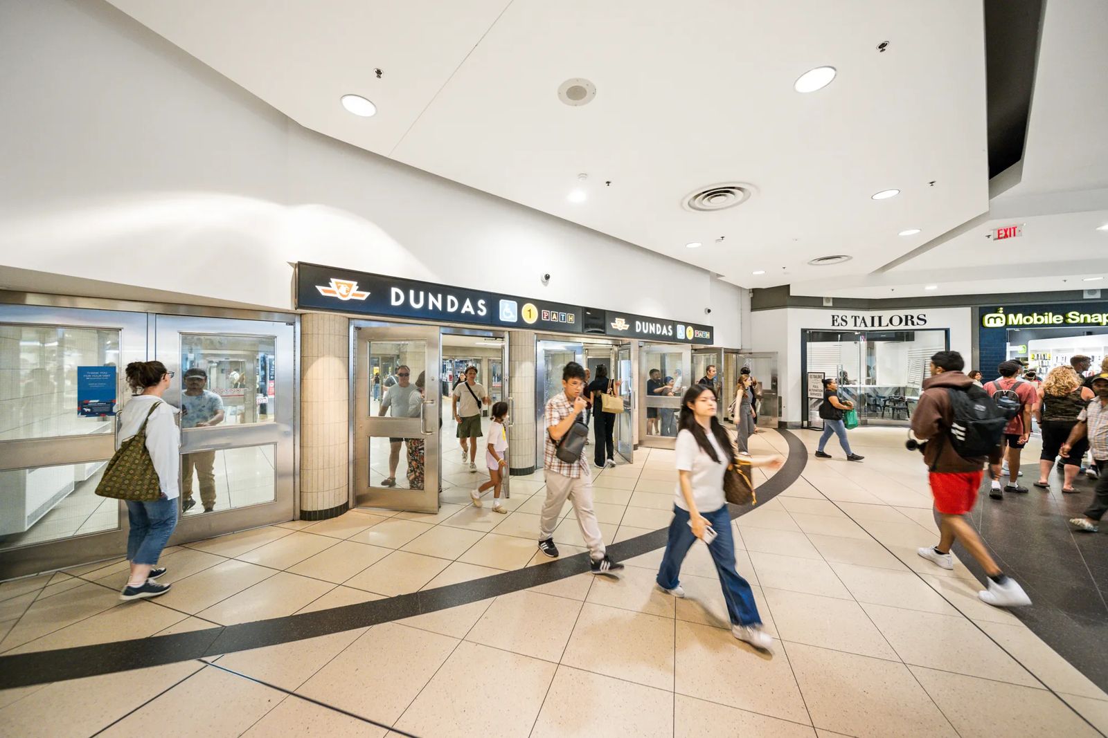 Dundas Station entrance from TEC