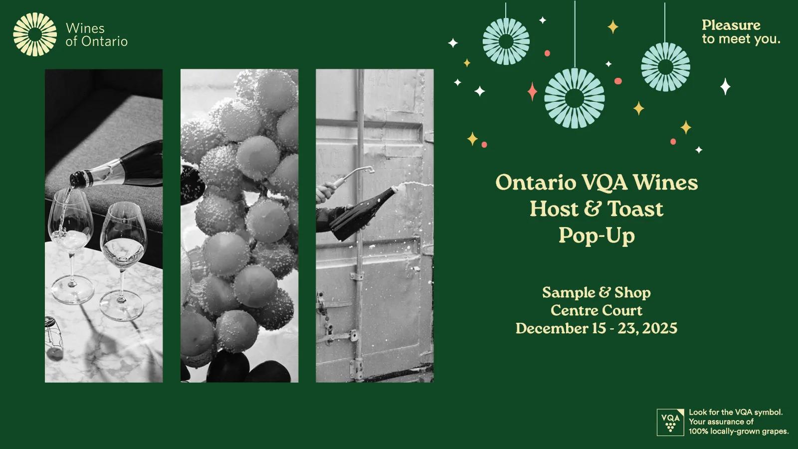 [CF Sherway Gardens] Host & Toast with Ontario VQA Wines