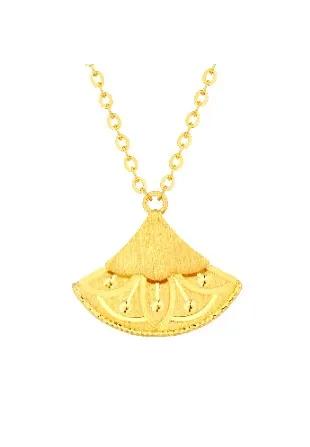 “Lucky Secret” Gold Necklace