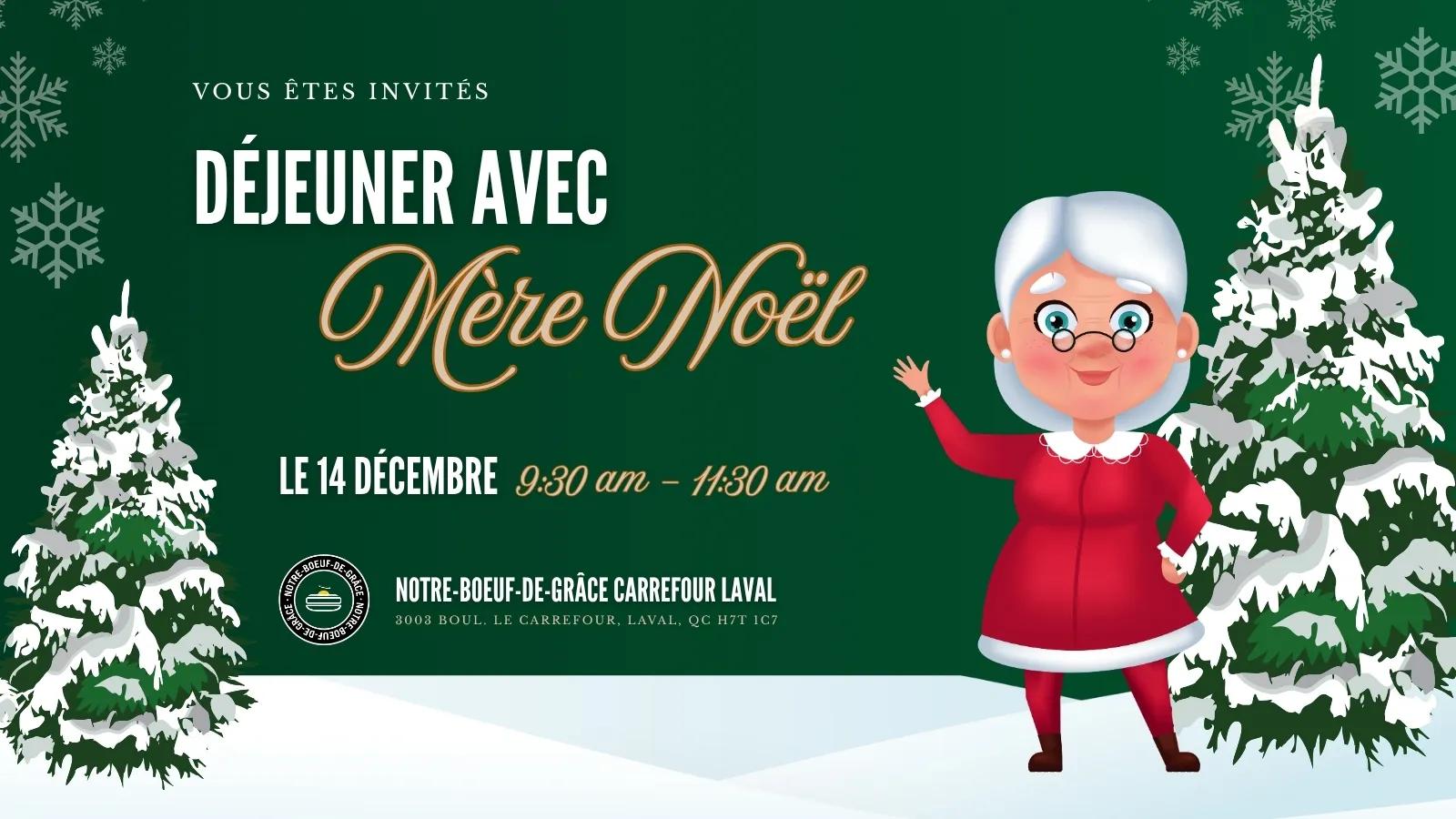 [CF Carrefour Laval] Breakfast with Mrs. Claus