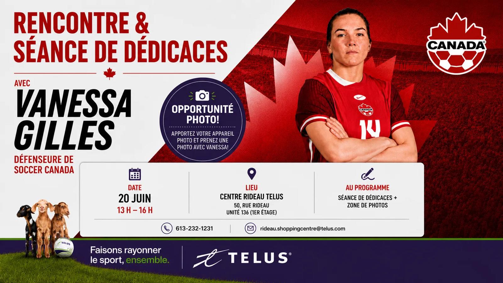 [CF Rideau Centre] Score Prizes with Vanessa Gilles at TELUS