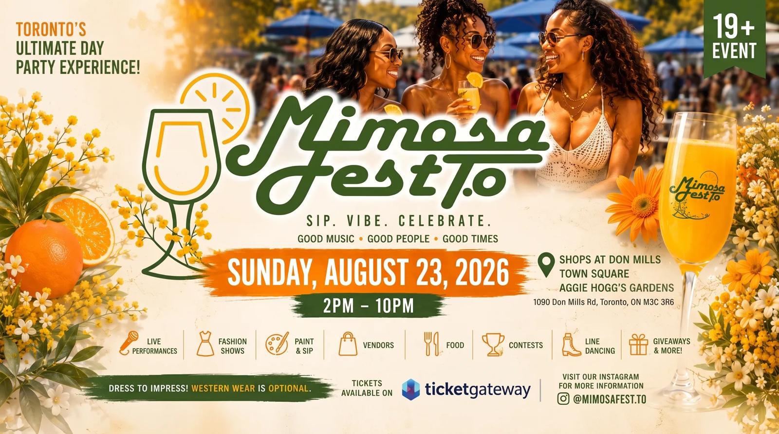 [CF Shops at Don Mills] Mimosa Fest TO comes to CF Shops at Don Mills  