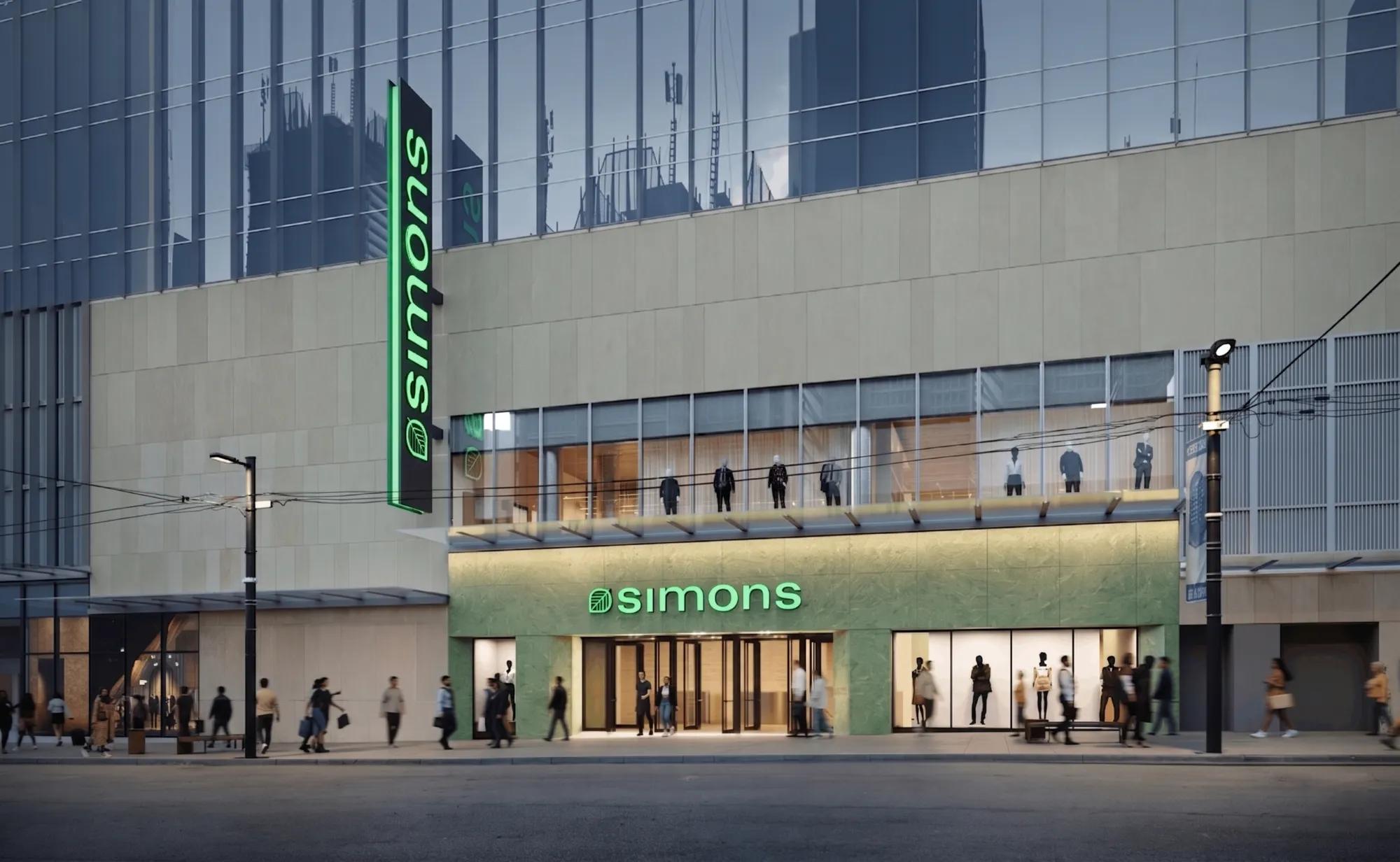 CF Pacific Centre | Simons is Coming Soon