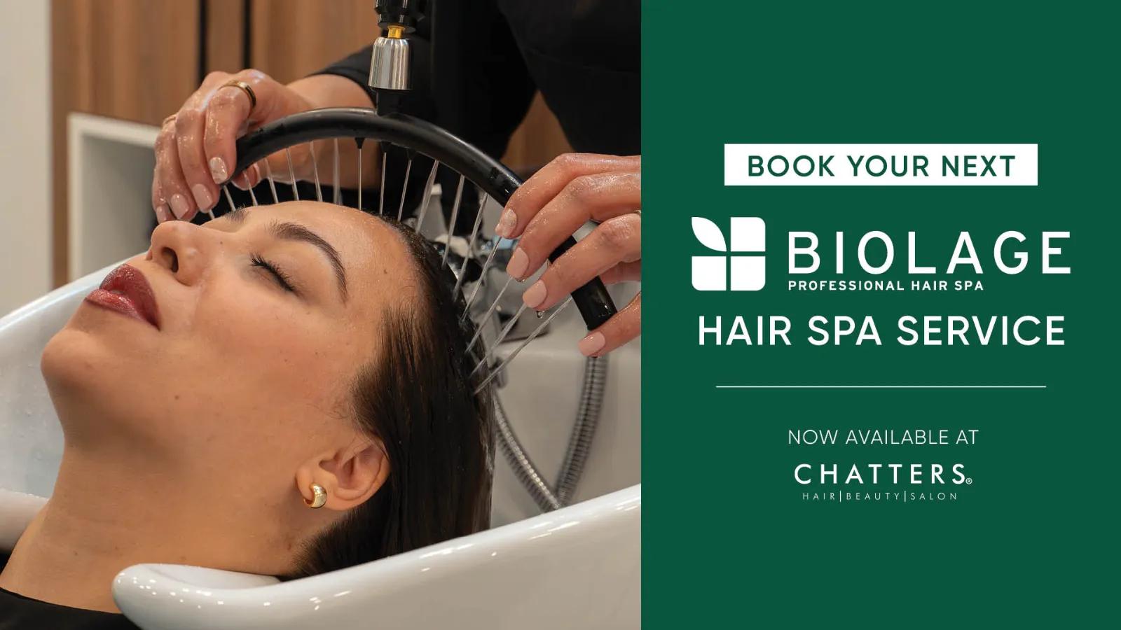 Introducing Biolage Hair Spa Services