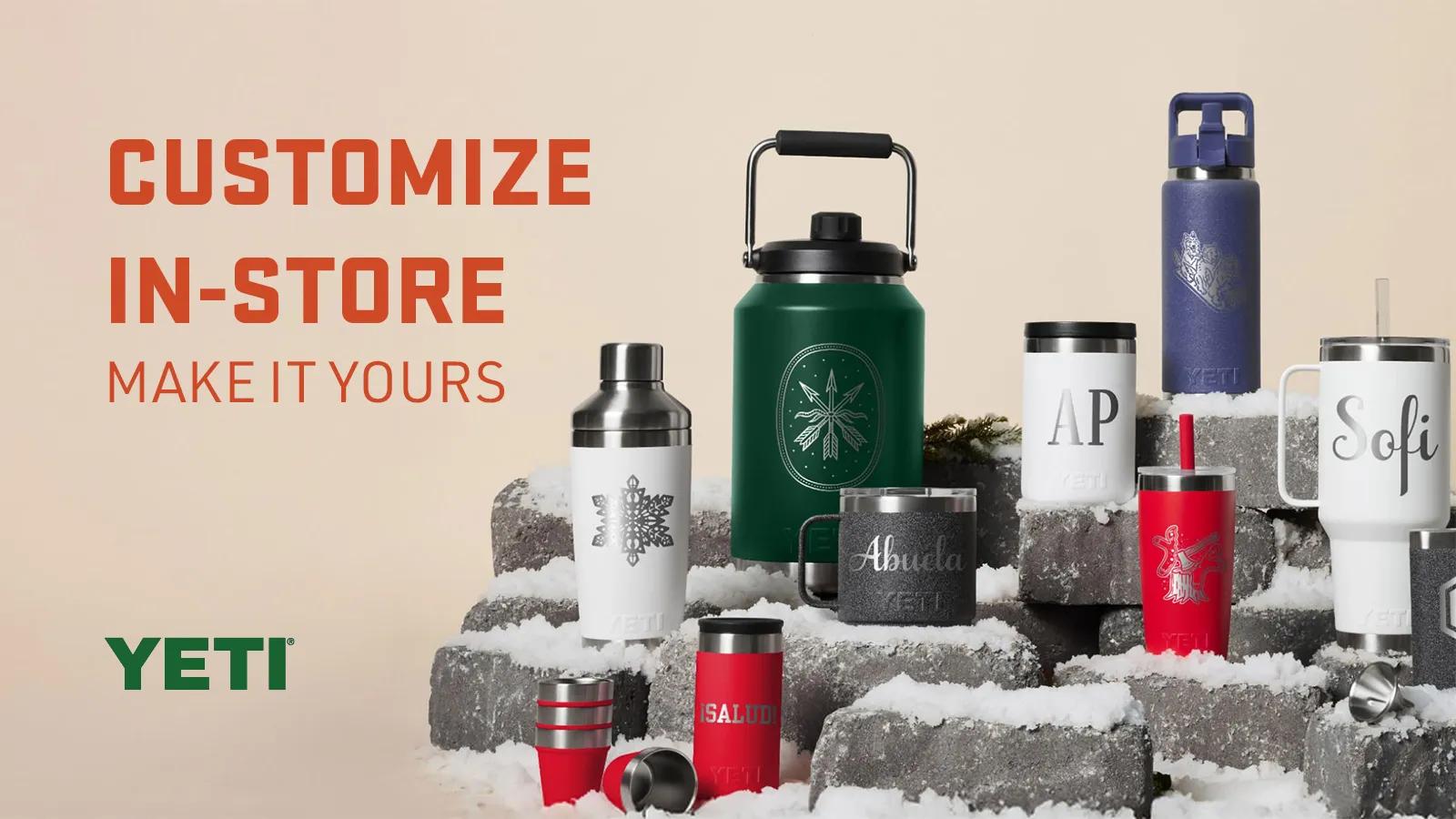 [CF Chinook Centre] Personalize your new YETI drinkware