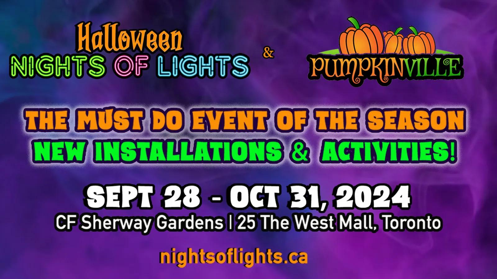 [CF Sherway Gardens] Halloween Nights of Lights 2024