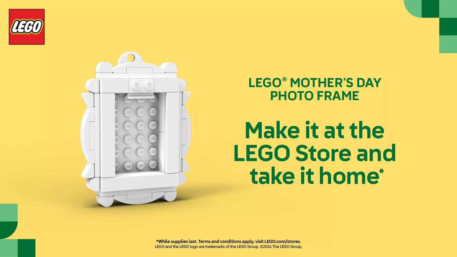 Chinook | 2024 | Lego Mother's Day Photo Frame Build Event