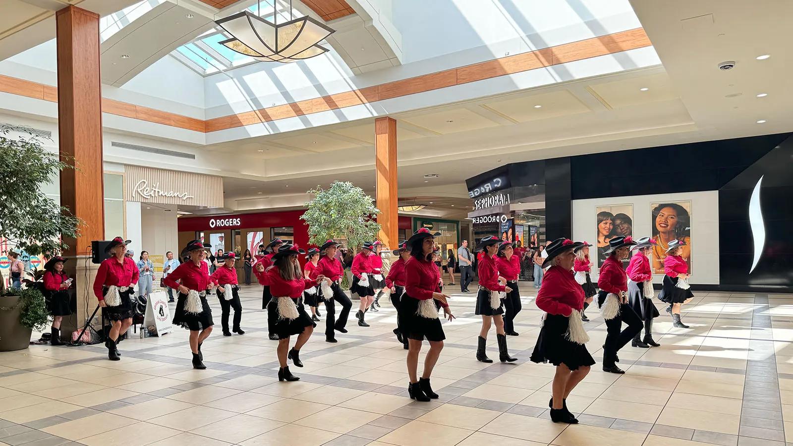 [CF Market Mall] Calgary Stampede - Line Dancers
