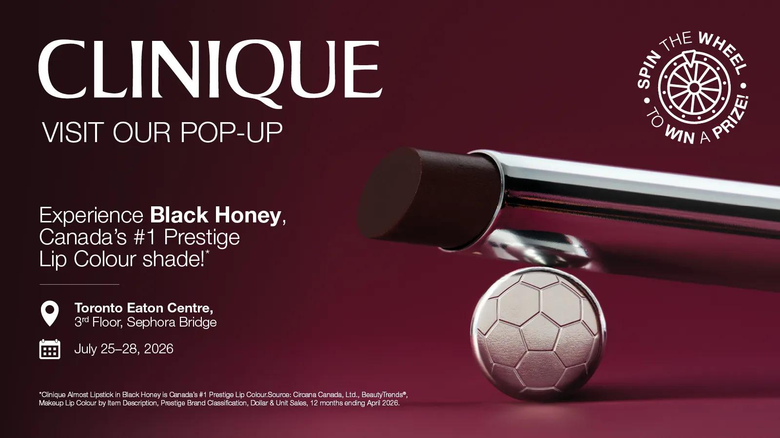 [CF Toronto Eaton Centre] Clinique Pop-Up